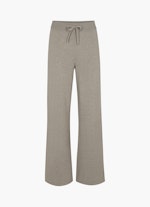 Coupe Regular Fit Pantalons Cashmere Blend - Trousers feather grey melange