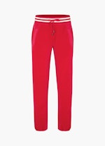 Slim Fit Pants Monaco Baby Trousers Velvet Striped red