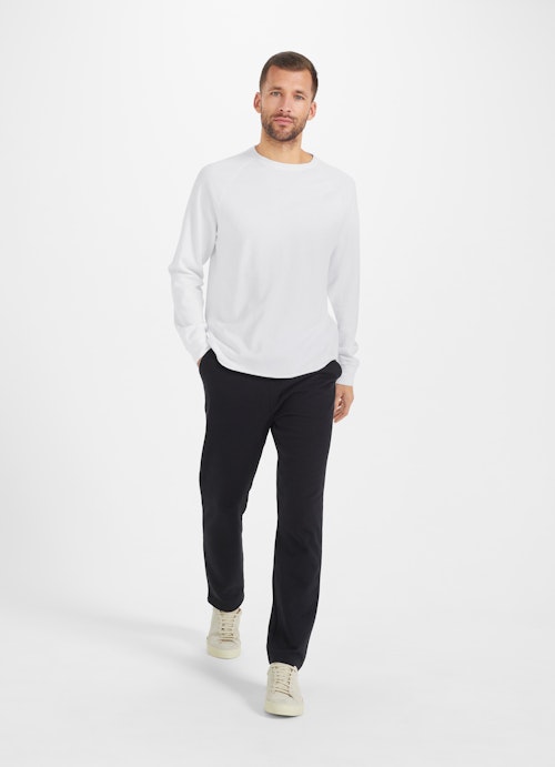 Casual Fit Sweatshirts Sweater white