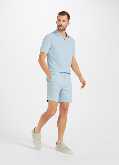 Coupe Slim Fit Bermuda Terrycloth - Shorts ice blue