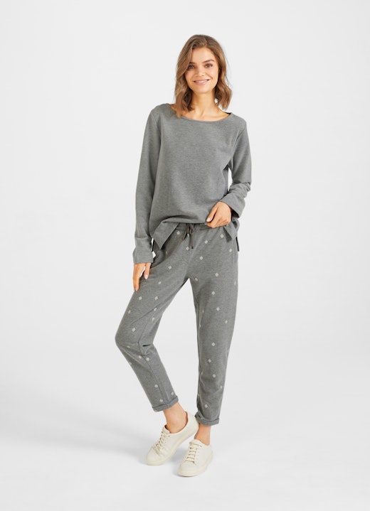 Casual Fit Hosen Casual Fit - Sweatpants steel grey mel.