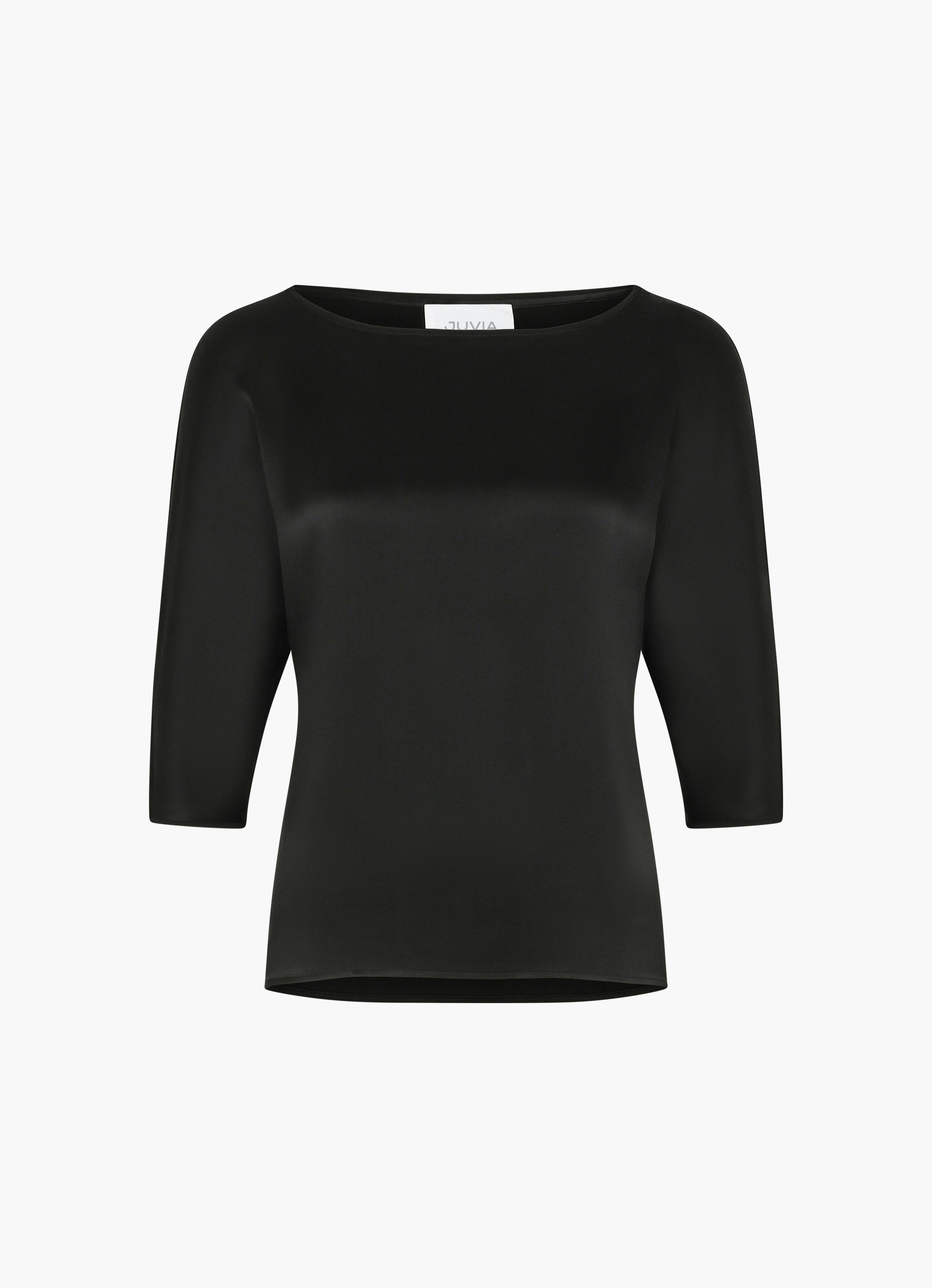 YILON イロン BIJOU OFFSHOULDER BLOUSE BLACK LENO SHOULDER STRAP BLOUSE – THE SHOP YOHJI YAMAMOTO