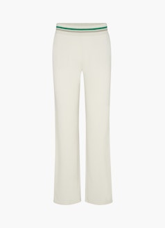 Pantalon de jogging femme coupe classique - Walentya Blanc de