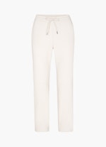 Regular Fit Pants Tech Leather - Trousers eggshell