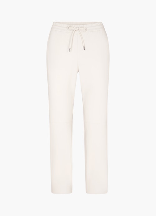 Regular Fit Pants Tech Leather - Trousers eggshell