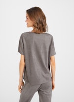 Loose Fit T-Shirts Tech Velours - T-Shirt steel grey