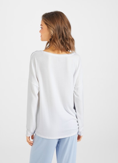 Regular Fit Sweatshirts Nightwear - Sweater white