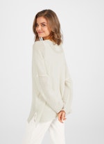 Casual Fit Knitwear Cashmere Blend - Cardigan eggshell