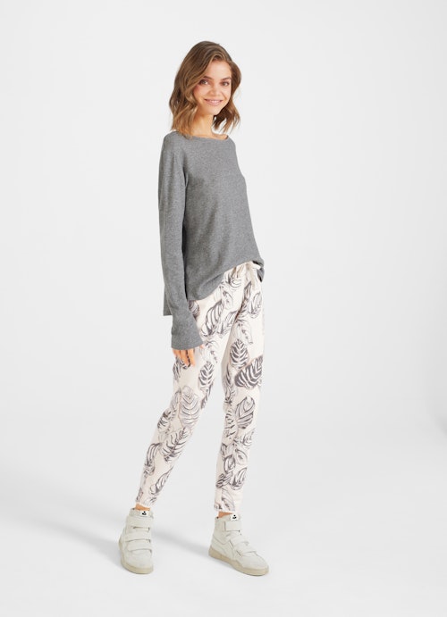 Slim Fit Pants Slim Fit - Sweatpants eggshell