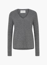Regular Fit Sweatshirts Cashmere Blend - Sweater steel grey mel.