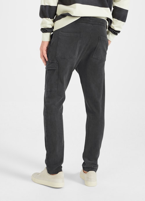 Regular Fit Pants Cargo - Sweatpants smoke