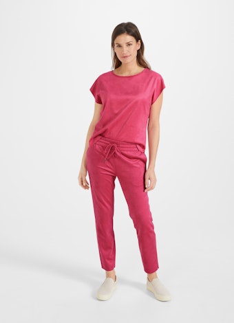 Coupe Regular Fit Pantalons Tech Velours - Pantalon pink tulip