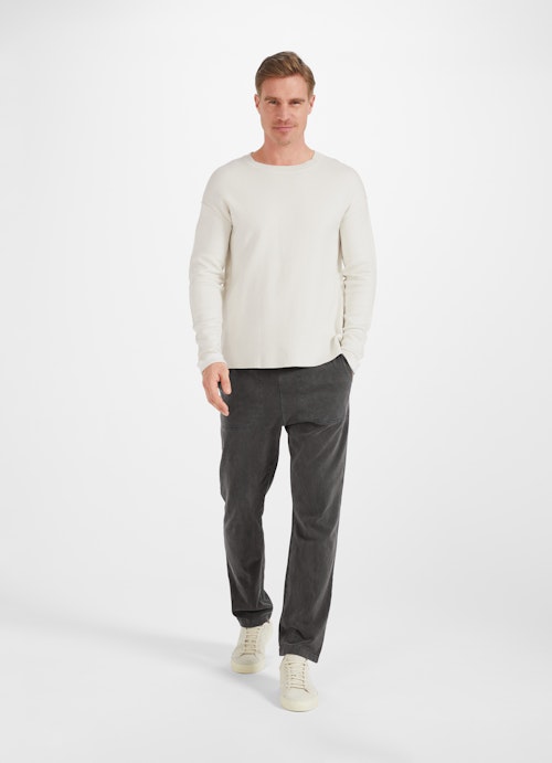 Casual Fit Strick Sweater eggshell