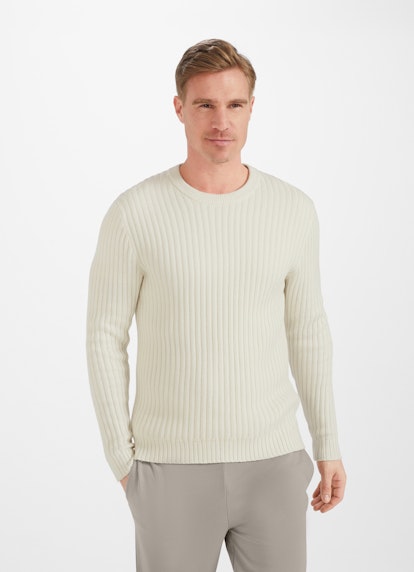 Coupe Regular Fit Sweat-shirts Pullover eggshell