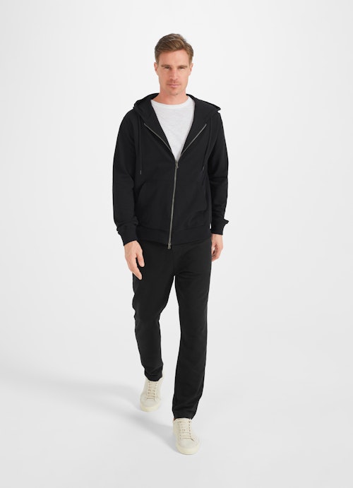 Regular Fit Hoodies Hoodie - Sweatjacke black