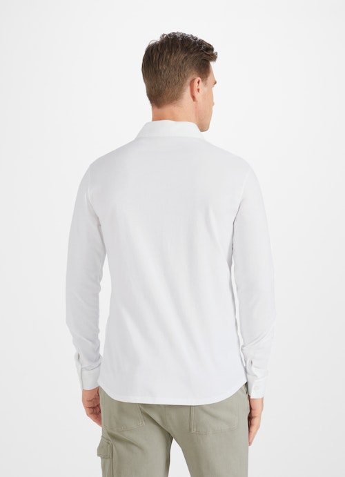 Regular Fit Hemden Jersey - Hemd white