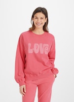 Coupe Loose Fit Sweat-shirts Oversized - Sweat-shirt pink tulip