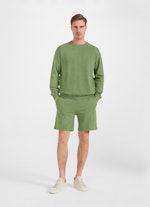 Casual Fit Sweaters Sweatshirt jade green