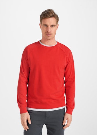 Coupe Regular Fit Pull-over Sweatshirt radiant red
