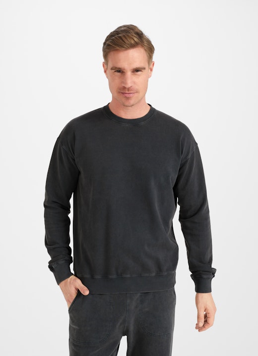 Coupe Casual Fit Sweat-shirts Sweatshirt smoke