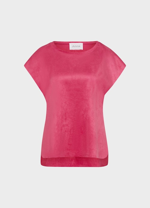 Regular Fit T-Shirts Tech Velours - T-Shirt pink tulip