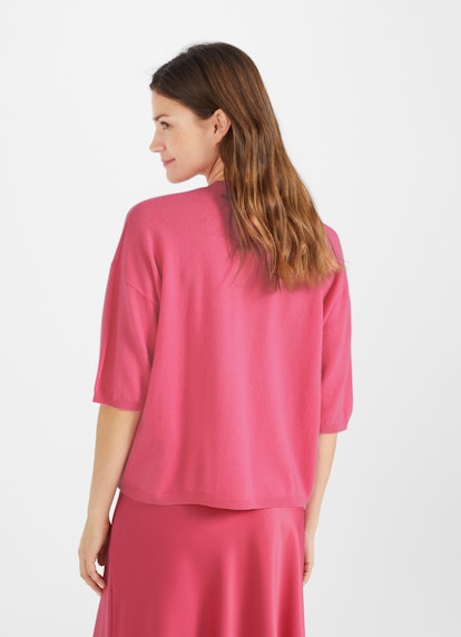 Coupe Regular Fit Maille Cashmere Blend - Pulls pink tulip