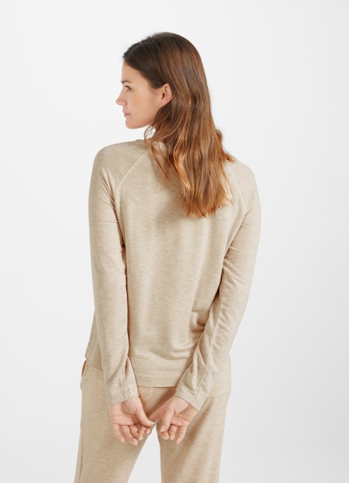 Casual Fit Nightwear Longsleeve sand