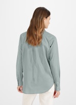 Coupe Regular Fit Chemisiers Blouse en popeline stormy green