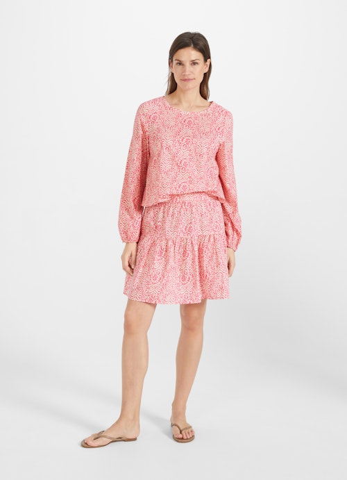 Casual Fit Röcke Popeline Rock eggshell