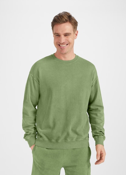 Coupe Casual Fit Pull-over Sweatshirt jade green