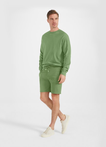 Coupe Slim Fit Bermuda Short en tissu éponge jade green