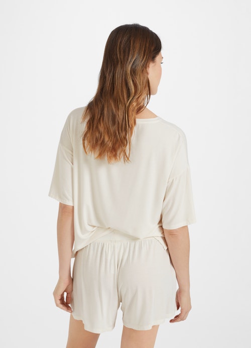Regular Fit Nightwear Nightwear - Shorts eggshell