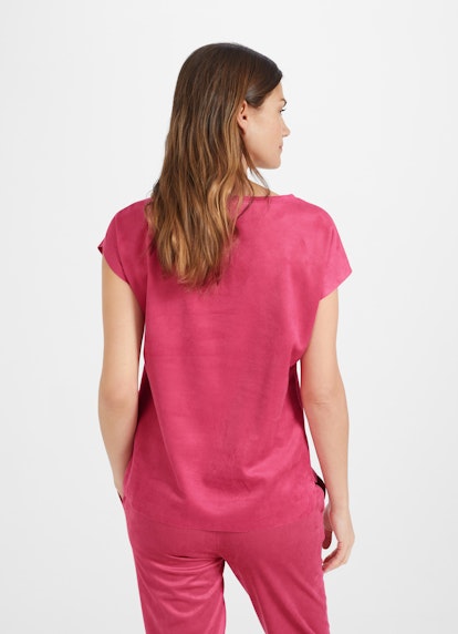 Coupe Regular Fit T-shirts Tech Velours - T-shirt pink tulip