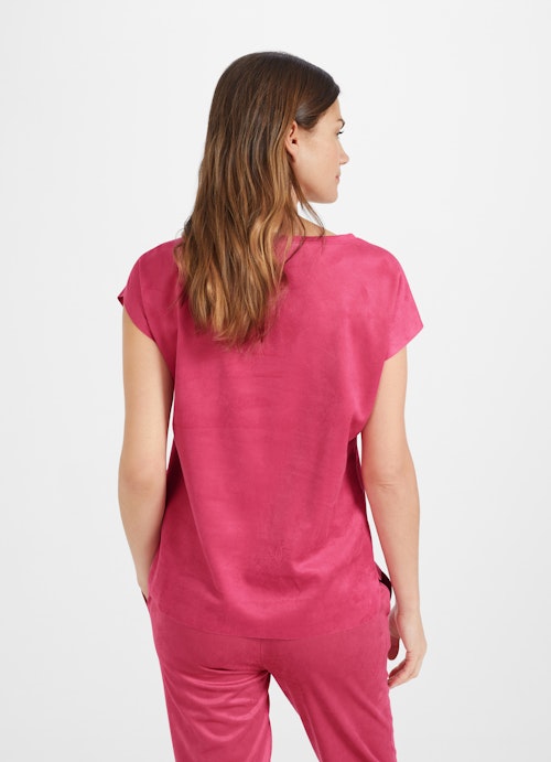 Regular Fit T-shirts Tech Velours - T-Shirt pink tulip