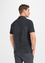 Regular Fit T-Shirts Terrycloth - Polo Shirt smoke