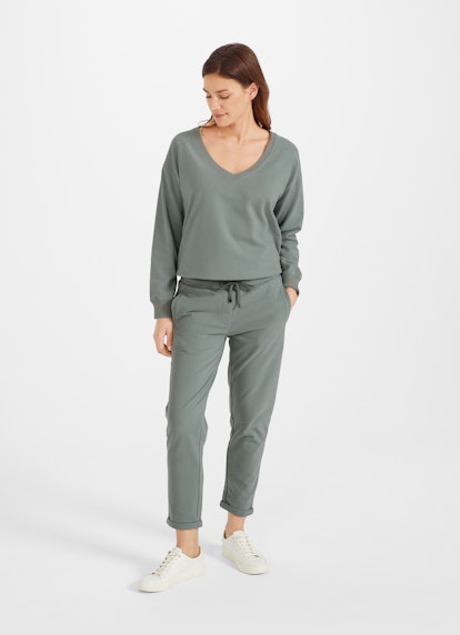 Casual Fit Hosen Casual Fit - Sweatpants stormy green