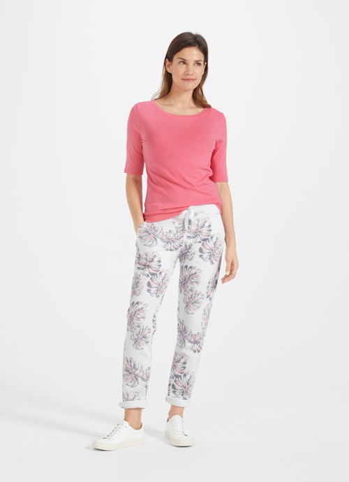 Slim Fit T-shirts Jersey Modal - T-Shirt pink tulip