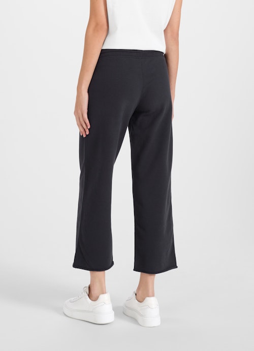 Loose Fit Hosen Culotte - Sweatpants navy