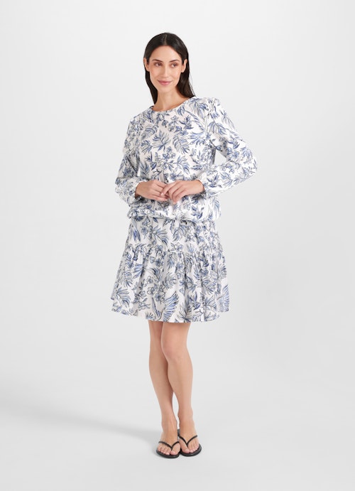 Casual Fit Röcke Popeline Rock white