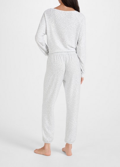 Casual Fit Pants Nightwear - Trousers white