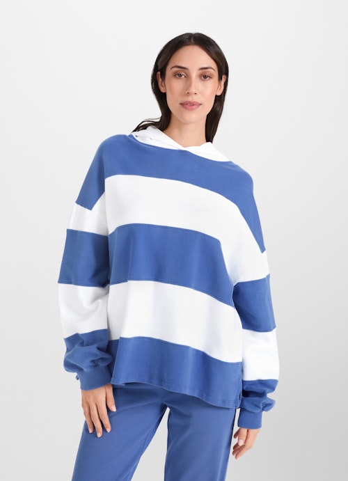 Oversized Fit Sweatshirts Hoodie french blue