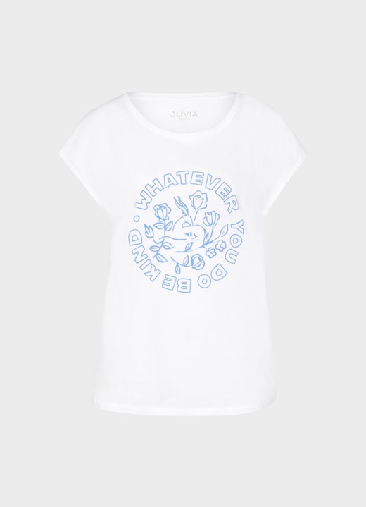 Regular Fit T-shirts T-Shirt white-cornflower