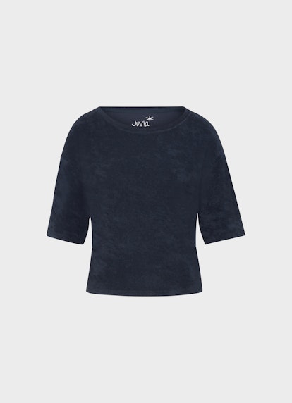 Coupe Loose Fit T-shirts Tissu éponge - T-shirt navy