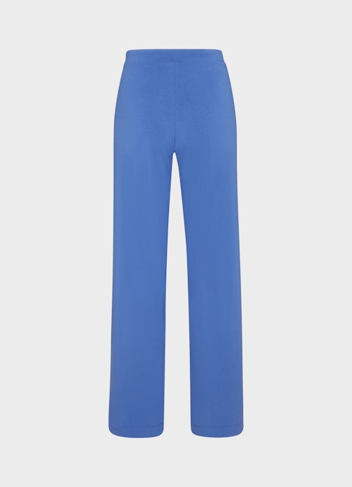 Wide Leg Pants Wide Leg Fit - Jersey Trousers french blue