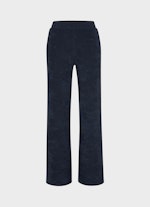 Coupe Wide Leg Fit Pantalons Tissu éponge - sweatpants navy
