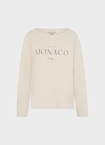 Coupe Slim Fit Sweat-shirts Fleece Sweater "Monaco Baby" light walnut