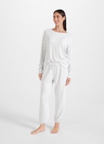 Casual Fit Pants Nightwear - Trousers white