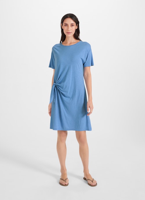Short Length Kleider Jerseykleid cornflower