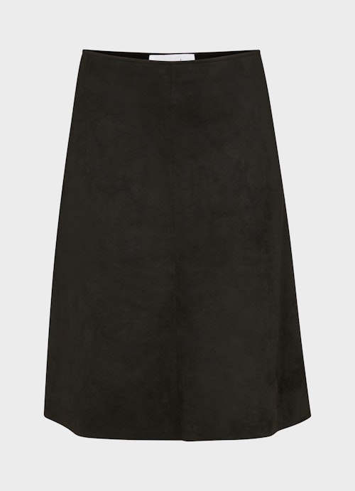 Medium Length Skirts Tech Velours - Rock black