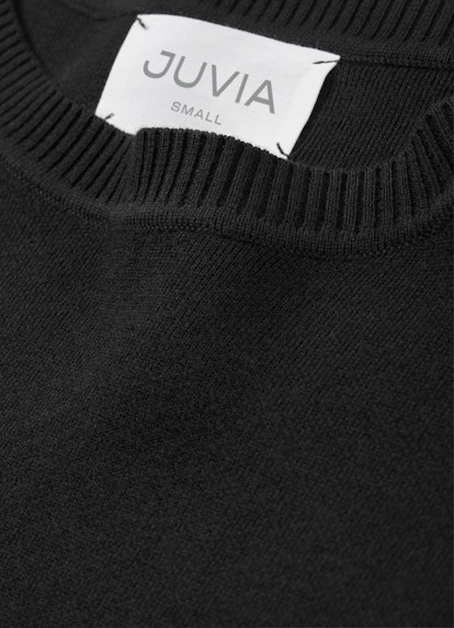 Casual Fit Knitwear Sweatshirt black